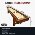 Hathaway Cheyenne 12 Ft Shuffleboard Table For Family Arcade Game Room - With   
