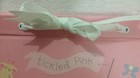New Hallmark Baby Girl Book Expandable Picture Album 4x6 Photos 47 Tickled Pink