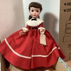 Vintage Madame Alexander 15    Little Womenjo  1955 Bent Knee In A Rare  Dress 