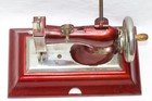 Original Red Casige Child s Toy Sewing Machine  Made In Germany British Zone