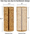 Stand Paper Storage With Lid Spare Extra 3 Rolls Of Toilet Tissue Holder