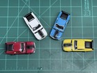 Dash Gen 2   4 Pcs Iroc Set Mustang Boss 302  Ho Slot Car Chassis Tyco afx Track