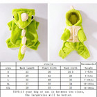 Dinosaur Dog Costume Cat Pet Hoodie Funny Puppy Jumpsuit Small Winter Clothes 1p