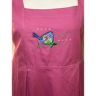 Vintage Blair Purple Embroidered Bird Sleeveless Dress Cottagecore