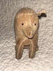 Antique Velvet One Ear Pig Figural Pin Cushion
