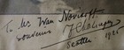 Signed Photo Of Russian Baritone Feodor Chaliapin-inscribed Ivan Novikoff 1925