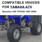 New 1987 1988 - 2006 For Yamaha Blaster 350 Ysf350 Heel Guards Rear Fender Flaps