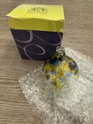 Kitras Art Glass Ball 3  Hand Blown Ornament W box Canada