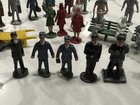 Vintage Lot Barclay Metal   Lead Figurines Am Flyer  Eire  Benches Lot Of 34
