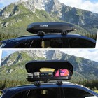 11 5 Cu Ft Waterproof   Lockable Hard Shell Roof Cargo Carrier 135lb Storage Suv