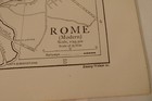 Antique Original 1910 Rome Italy City Street Map 11 5  X 8 75 