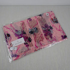 Vera Bradley Soft Fringe Scarf Wrap Hope Blooms Pink Floral Flowers Nwt