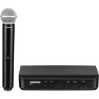 Blx24 Shure Pg58 Vocal System W blx4 Wireless Receiver And Handheld Transmit New