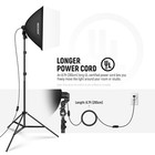 Neewer 16x16in Studio Photography Durable Nylon Softbox ul Certified Power Cord