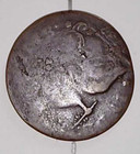 1787 Colonial Connecticut Et Lib Copper Coin Miller 37 8-ll  W-4150  R5 Rotated