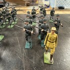 Vintage Britains Wwii German Infantry Hollowcast Lead Toy Soldier Custom Lot