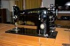 Singer 201-2 Rolls Royce Sewing Machine With Table Centennial Mfg  1951