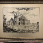 Veduta Della Basilica Piranesi Del Scol 1749 Etching 