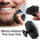 Men Facial Cleansing Scrubber Silicone Massage Face Scrub Brush Skin Care   