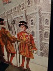Vtg The Beefeater Dry Gin Yeoman Carlton Ware Original Cardboard Poster 22 x18 