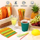 Hoolerry 6000 Pcs Count Coffee Cocktail Stirrers Straws 5 Inch  Colorful