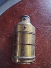 Large Arrow Edison Antique Vtg Brass Mogul Light Bulb Socket Old Electrical 