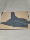 Art Impressions Wood Rubber Stamp Lighthouse Shore Coast Sea Ocean