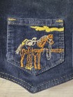 Vintage 1970s Sears   Roebuck Kids Corduroy  western Wear  Vest Cowboy Usa 