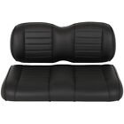 New Black Luxurious Golf Cart Front Seat Cushion Set Fits Ezgo Golf Cart Txt