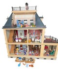 Playmobil Victorian Mansion Dollhouse 5300 With Furniture   Accessories  figures
