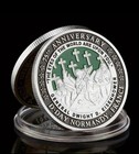 Ww2 D-day 75th Anniversary Silver Commemorative Token medal Challenge Coin