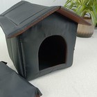 Pet House Winter Warm Oxford Cloth Stray Cats Shelter For Outdoor Feral Cat Dog