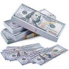 Fake Bank Games Play Money Kids Cash Paper 100 Pcs 100 Dollar Bills     Party
