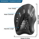 1 Pair Swim Paddle Hand Exercise Swim Training Paddle Adjustable Diving Training