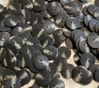  150  Vtg - Two Tone Grey- 75   - Buttons sewing button Lovers-jewelrymaking