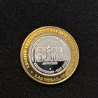New York-new York Las Vegas  10 Gaming Token  999 Fine Silver Limited Edition