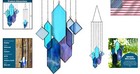 Unique Diamond-shaped Stained Glass Sun Catcher - Perfect Gift For Any Occasion