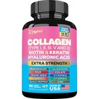 2 Pack- Zoyava Collagen 14-1 Extra Strength   Biotin Keratin Hyaluronic Acid Usa