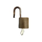 Vintage Almont Re Key Padlock All Brass