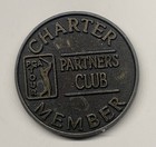 Vintage Pga Tour Partners Club Charter Member Golf Collectible Coin Token