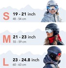 Mountalk Ski Snowboard Helmet Large Matte Navy Blue Adjustable 60-63cm