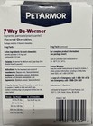 Petarmor 7 Way De-wormer 6 Flavored Chewables For Medium Large Dogs