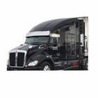 12 Inch Stainless Steel Straight Style Drop Visor For Kenworth T680  T880  W990