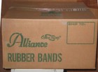 Alliance Rubber Band Sterling Size 8 Light Blue Bulk 25 Lb Made In Usa