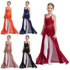 Kids Girls Dress Ballerina Leotard Ballet Rompers Ruffle Bodysuit Tutu Costume