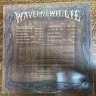 Waylon Jennings Willie Nelson Waylon   Willie Vinyl Lp 1978 1st Press Embossed