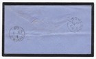 1864 Qv Fine 1d Penny Red Stamp On Lockerby Mourning Cover To Edinburgh Tpo