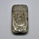Antique John Hauck Brewing Co  Cincinnati Advertising Match Safe Vesta Case