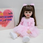 Reborn Baby Dolls 22in Lifelike Sweet Newborn Full Body Vinyl Girl Handmade Doll