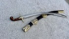 Handmade Ottoman Shamshir Sword 38  Stainless Steel Blade With Scabbard Replica